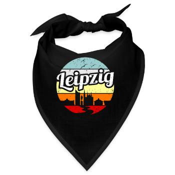 Leipzig - Bandana - Schwarz - Vorne