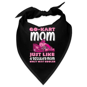 Go-Kart Mutter Kart Gokart Go Kart - Bandana - Schwarz - Vorne
