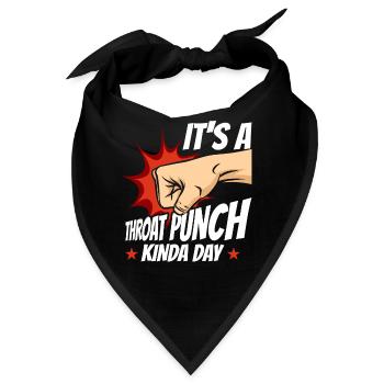 Es ist ein Kehle-Punch-Kinda-Tag - Bandana - Schwarz - Vorne
