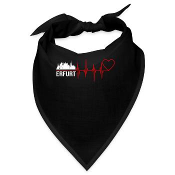 Erfurt - Bandana - Schwarz - Vorne