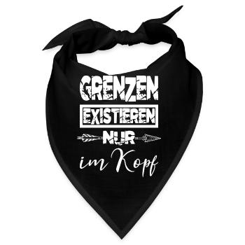 amrap biceps gay power lifting friendship - Bandana - Schwarz - Vorne