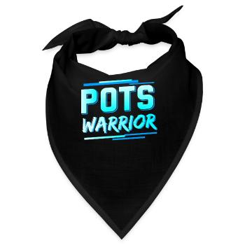Posturale Tachykardiesyndrom POTS Warrior - Bandana - Schwarz - Vorne