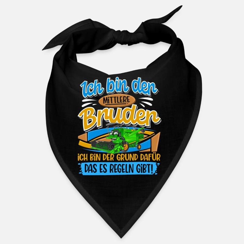 Mähdrescher Mittlerer Bruder - Bandana - Schwarz