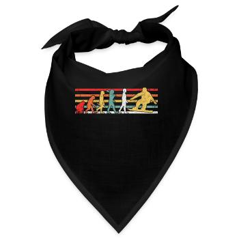 Snowboarder Snowboard - Bandana - Schwarz - Vorne
