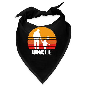 The Uncle - Bandana - Schwarz - Vorne