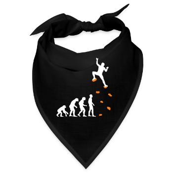Kletter Evolution Kletterwand Klettern Bouldern - Bandana - Schwarz - Vorne