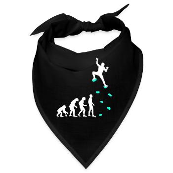 Klettern Evolution Klettergriffe Kletterwand - Bandana - Schwarz - Vorne