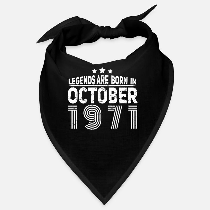 Né octobre 1971 Vintage Bandana