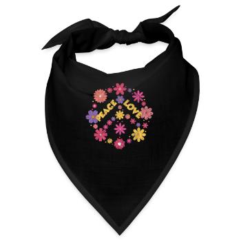 Hippie - Bandana - Schwarz - Vorne