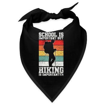 Wandern Wanderer - Bandana - Schwarz - Vorne