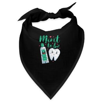 Zahnarzt - Bandana - Schwarz - Vorne