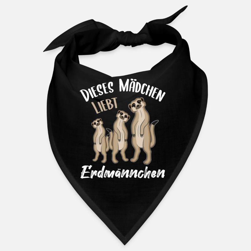 Erdmännchen Lustiger Spruch Geschenk Mädchen Bandana