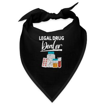 Apotheke - Bandana - Schwarz - Vorne