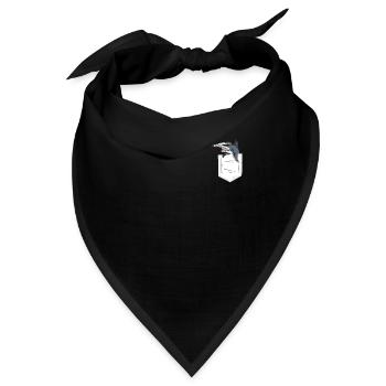 Hammerhead Shark Pocket Shark Lover Cute Shark - Bandana - Schwarz - Vorne