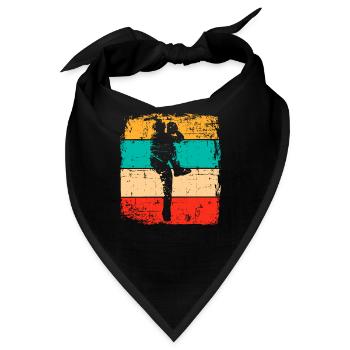 Baseball vintage Pitcher - Bandana - Schwarz - Vorne