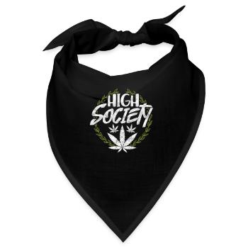 Cannabis - Bandana - Schwarz - Vorne