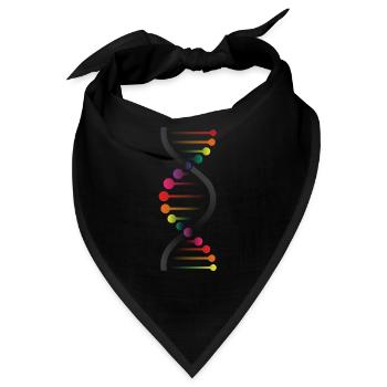 Gay Pride - Bandana - Schwarz - Vorne