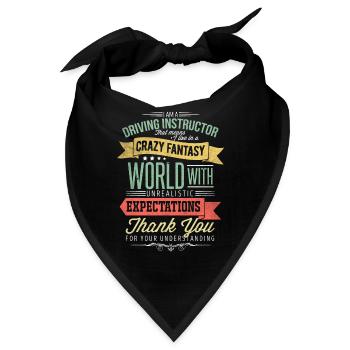 Fahrlehrer - Bandana - Schwarz - Vorne