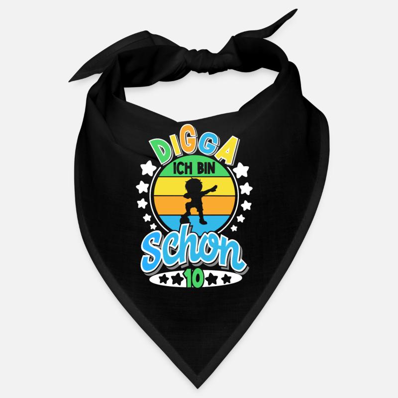 Digga Ich Bin Schon 10 Fußball Dabbing Bandana
