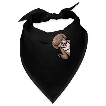 Perro de Agua Español Hund Spanischer Wasserhund - Bandana - Schwarz - Vorne
