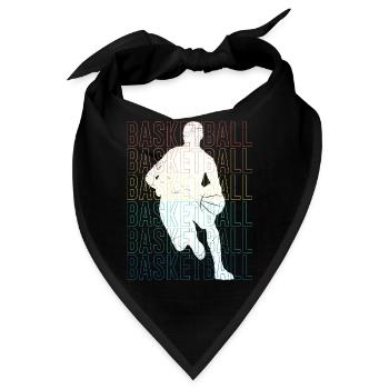 Basketball Spieler Dunking Dunk Basketball - Bandana - Schwarz - Vorne