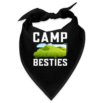 Camping Motorhome Campervan Camp - Bandana - Schwarz - Vorne