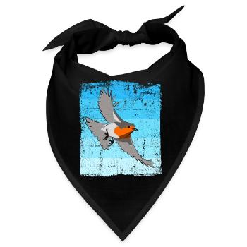 Vogelbeobachtung Vögel Beobachten Birding Vogel - Bandana - Schwarz - Vorne