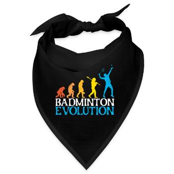 Badminton Evolution Affe Badmintonspieler - Bandana - Schwarz - Vorne