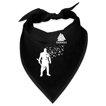 Valhalla Wikinger Axt Krieger Geschenk - Bandana - Schwarz - Vorne