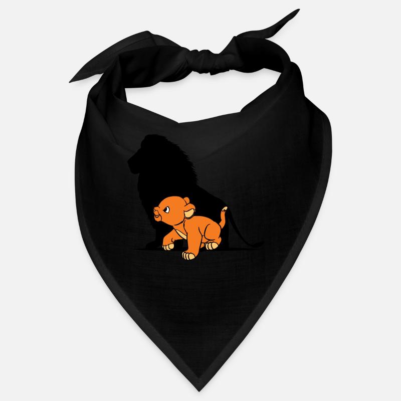 Niedlicher Löwe Schatten Tier Kinder Geschenk Bandana