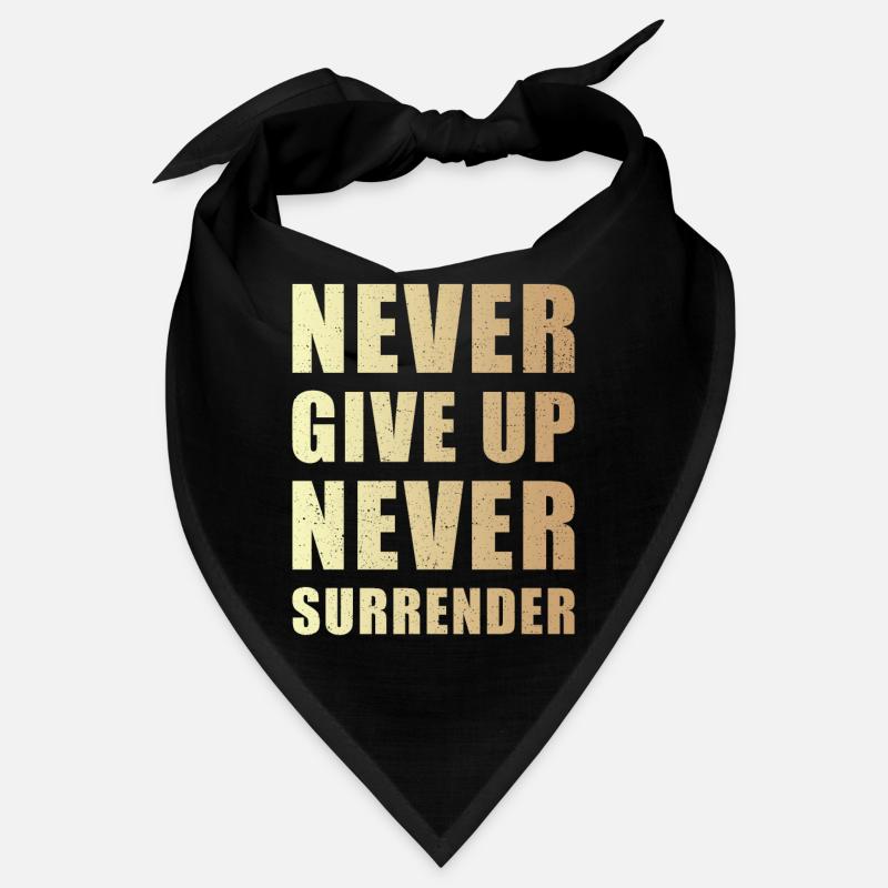 Never give up never surrender Bandana