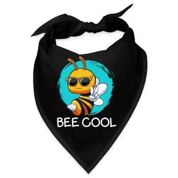 Bee Cool Bienchen mit Sonnenbrille - Bandana - Schwarz - Vorne