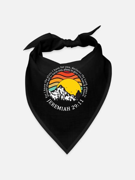 Christliche Geschenk Hoffnung - Bandana - Schwarz