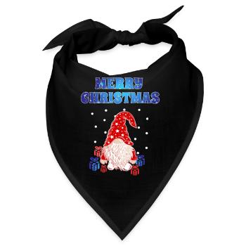 Christmas Gnome - Bandana - Schwarz - Vorne