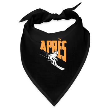 Apres Ski - Bandana - Schwarz - Vorne