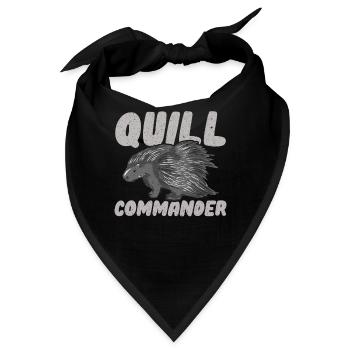 Stachelschwein - Bandana - Schwarz - Vorne