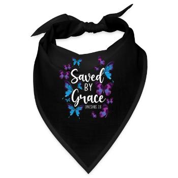 Christian Bible Verse Quote - Bandana - Schwarz - Vorne