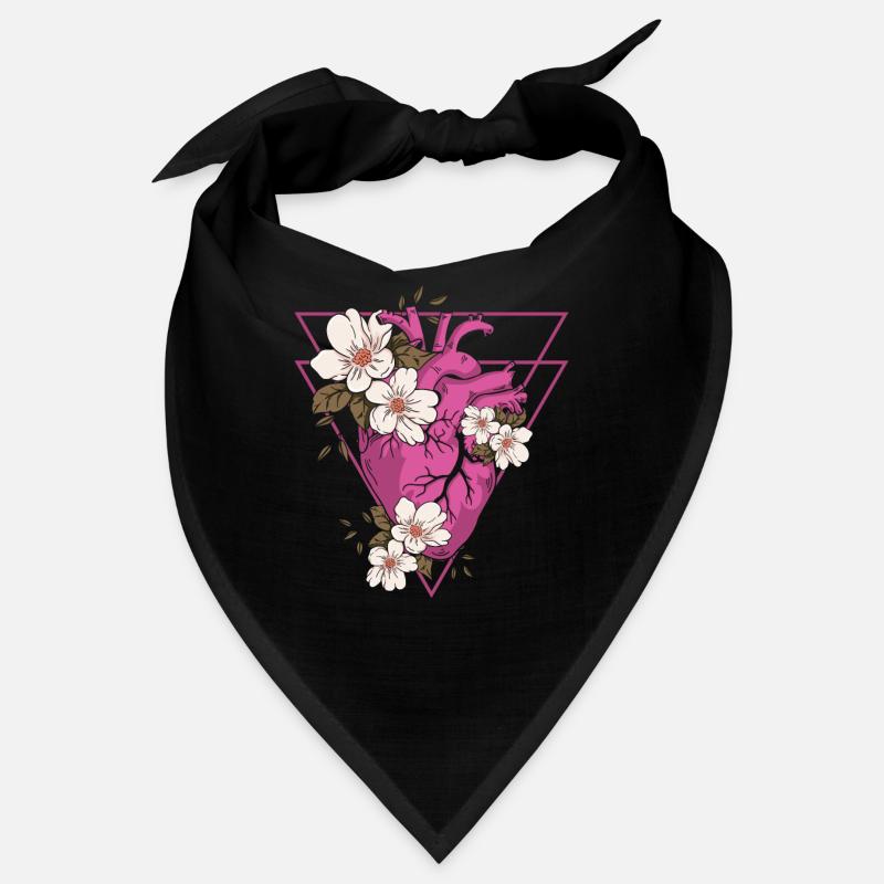 Gothic Blumen Bandana