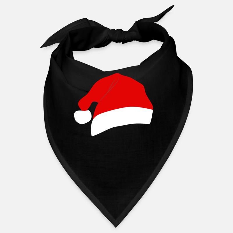 Chapeau de Noël en rouge Bandana
