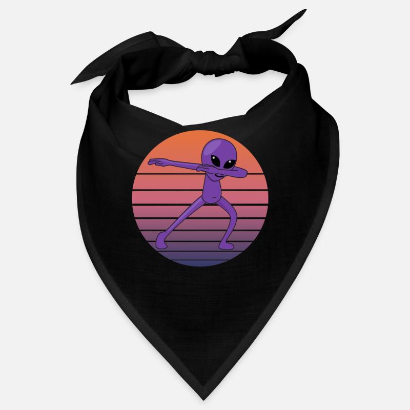 Dabbing Alien Dab Cadeau rétro extraterrestre Bandana