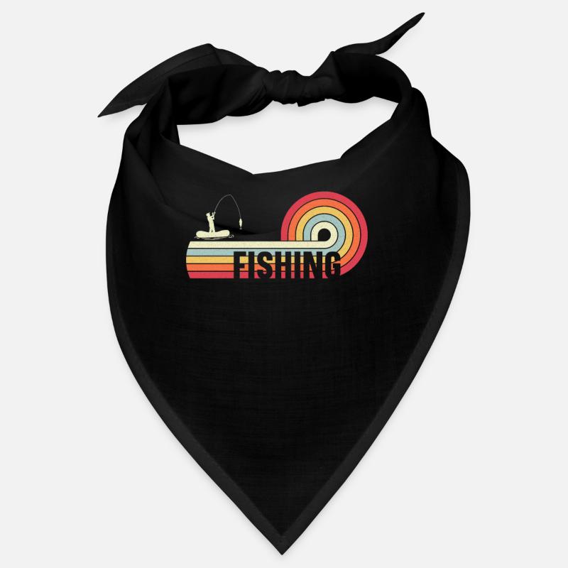 Pêche Rétro Vintage Pêche Bandana