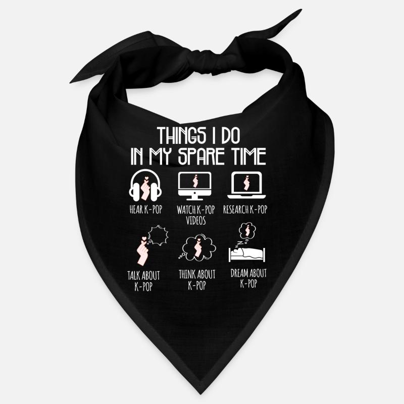 Kpop Time Libe Humor Geschenk Bandana