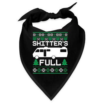Shitter's Full National Lampoon Christmas Vacation - Bandana - Schwarz - Vorne