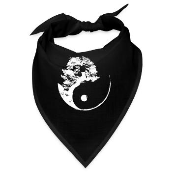 Qigong Qi Gong Tai Chi Chigong - Bandana - Schwarz - Vorne