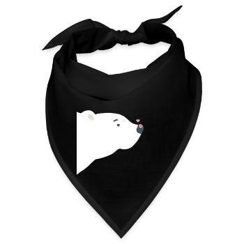 Eisbär - Bandana - Schwarz - Vorne