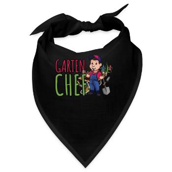 Pflanzenflüsterer Garten Chef - Bandana - Schwarz - Vorne