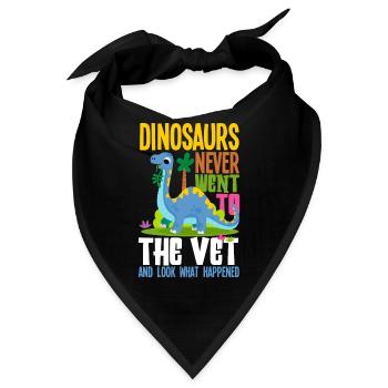 Lustiges Veterinär Tierarzt Tierärztin Geschenk - Bandana - Schwarz - Vorne