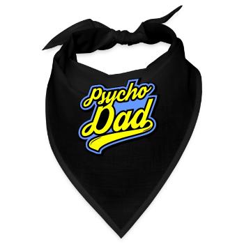 Psycho - Papa - Psycho - Dad - Bandana - Schwarz - Vorne