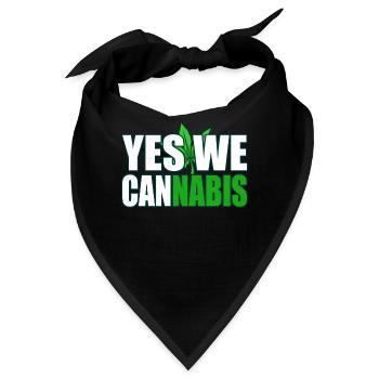 Cannabis - Bandana - Schwarz - Vorne