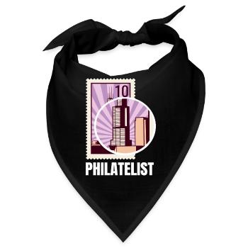 Philatelist Briefmarken Sammlung - Bandana - Schwarz - Vorne